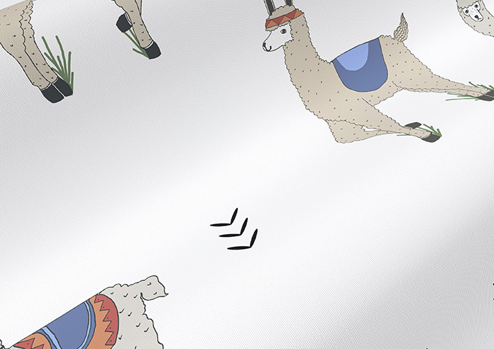 Dancing Llamas, Cuzco - Twist&Fit Roller Blind - Image 4